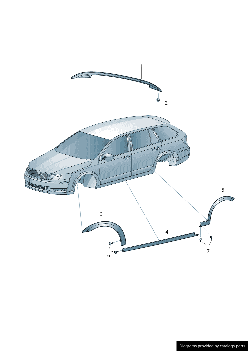 Car part diagram