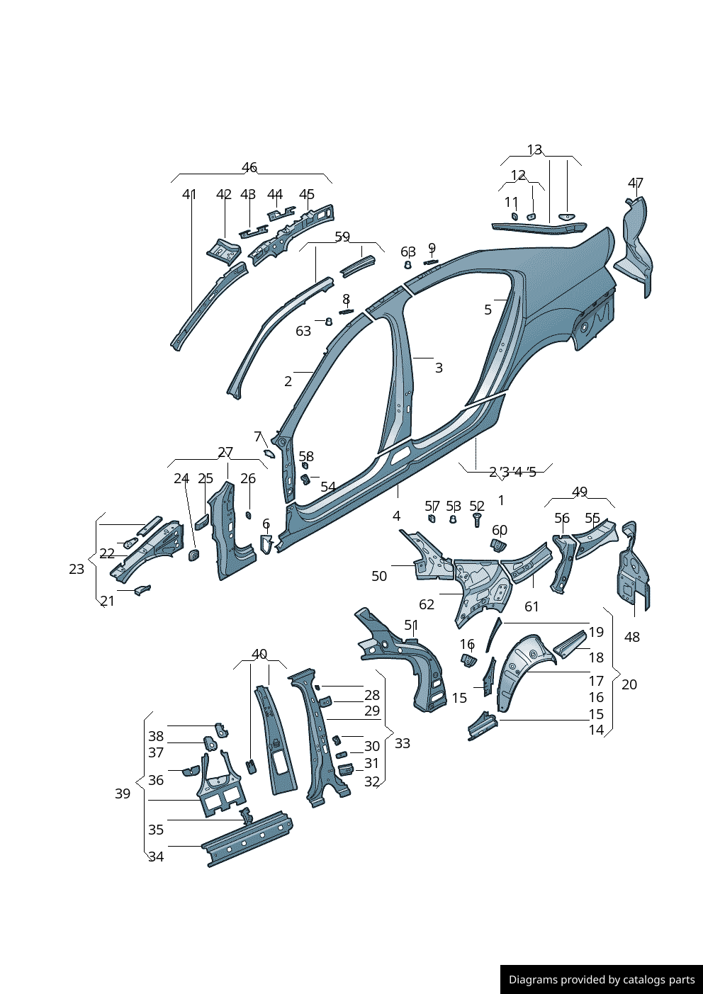 Car part diagram