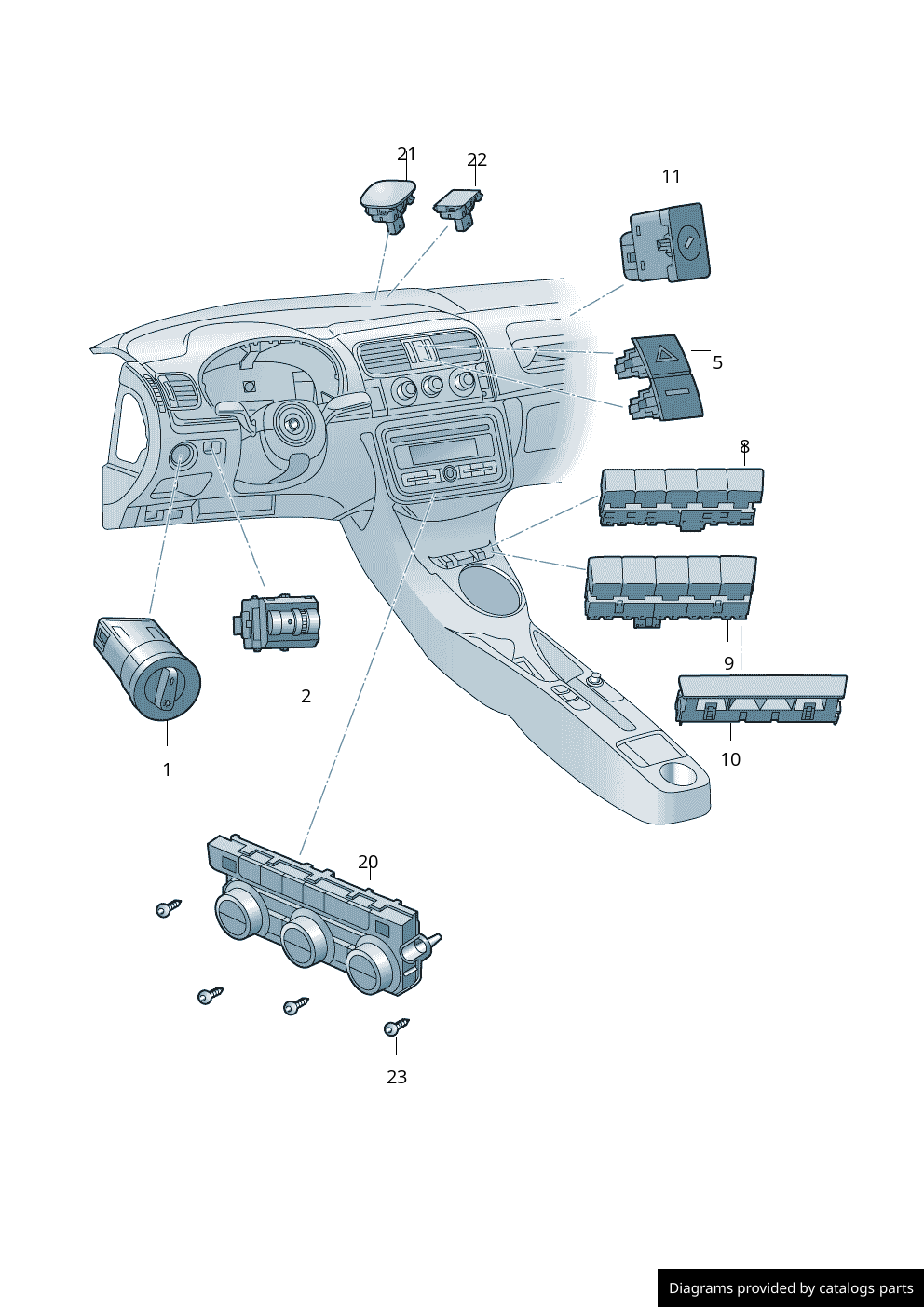 Car part diagram