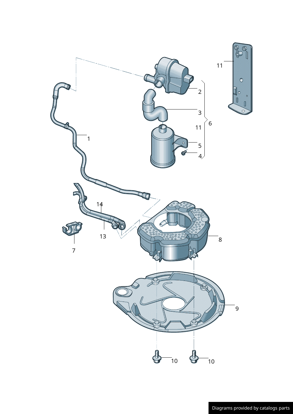 Car part diagram