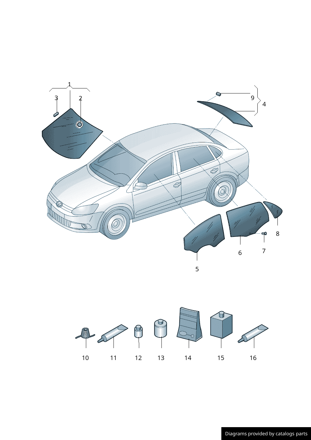Car part diagram