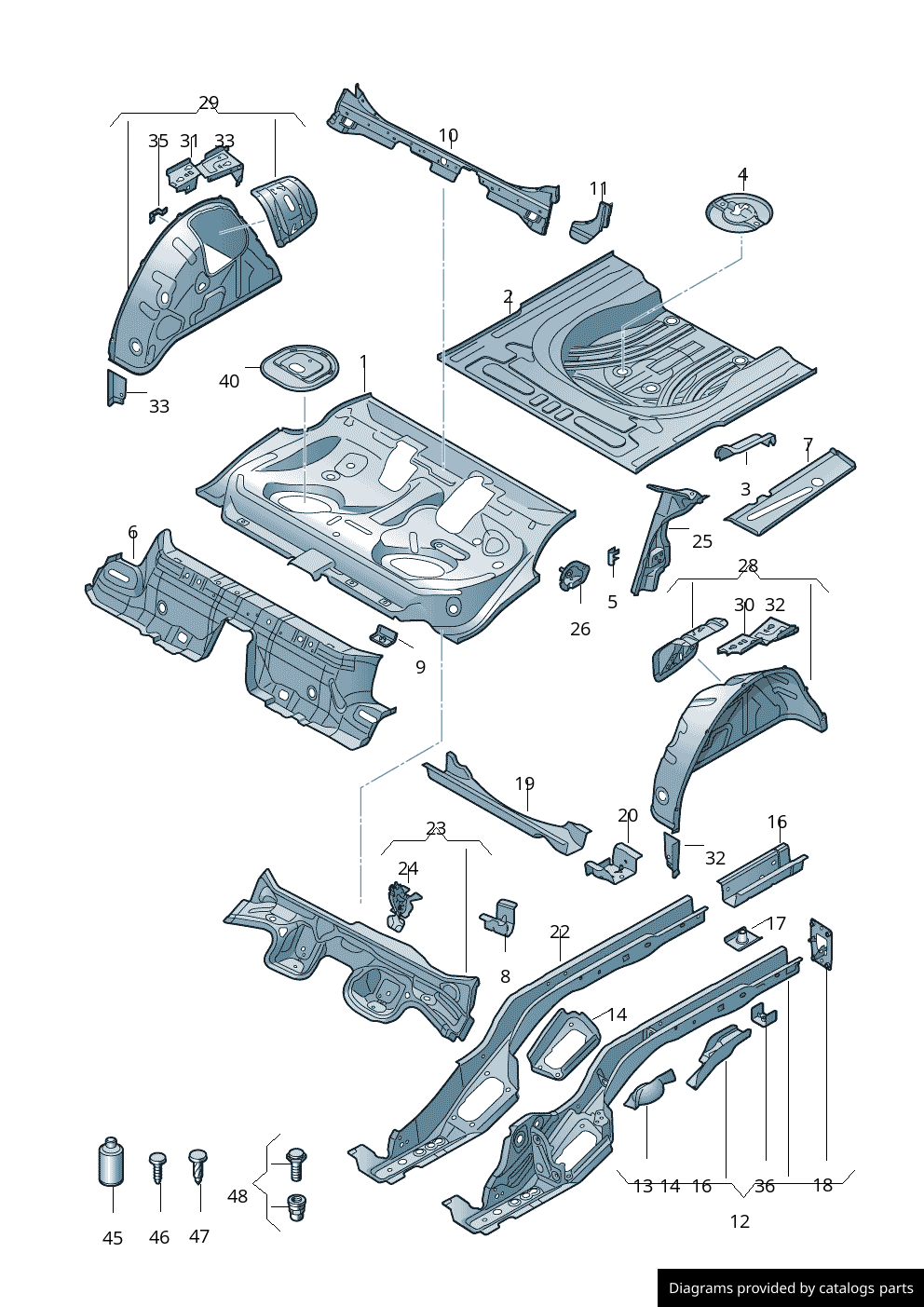 Car part diagram