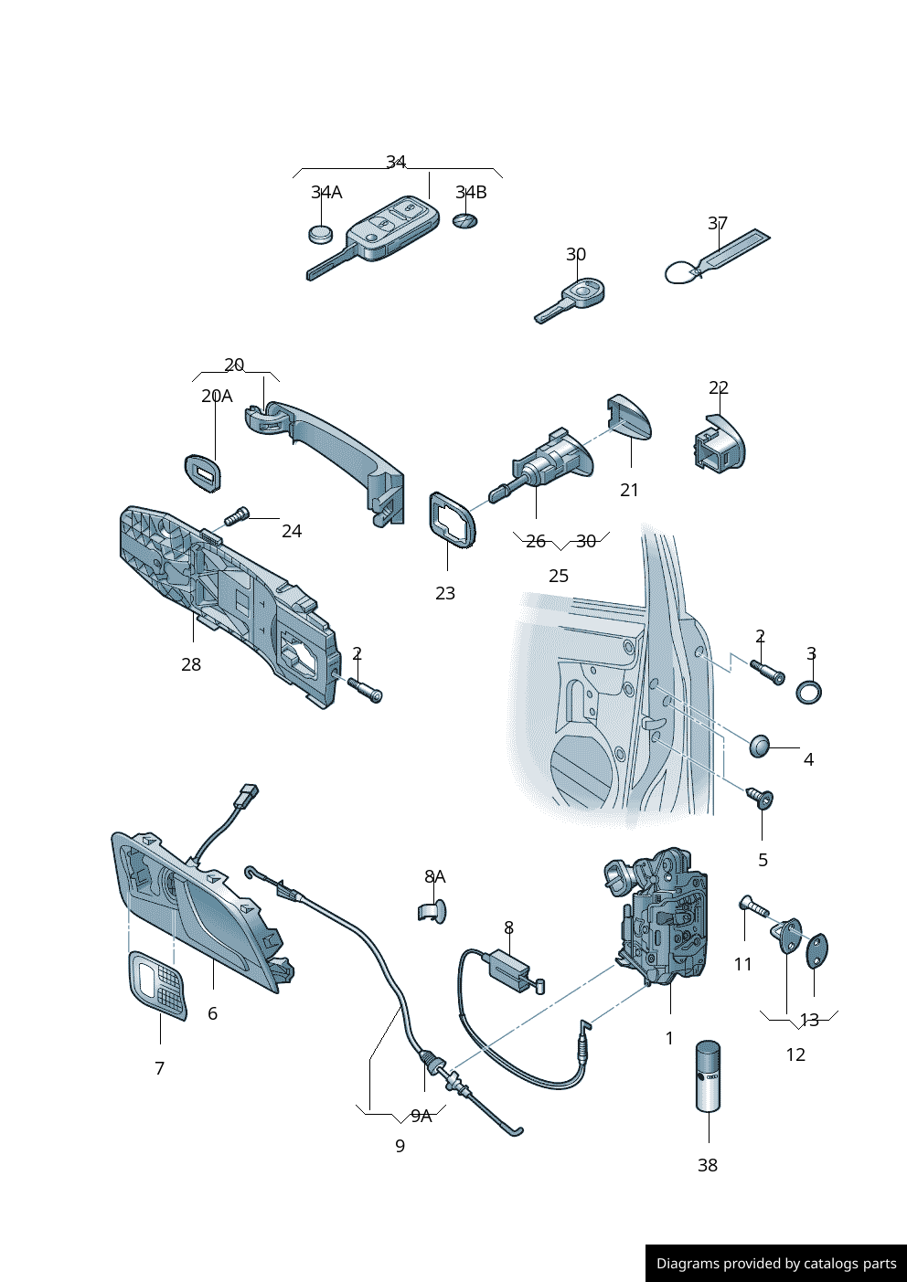 Car part diagram
