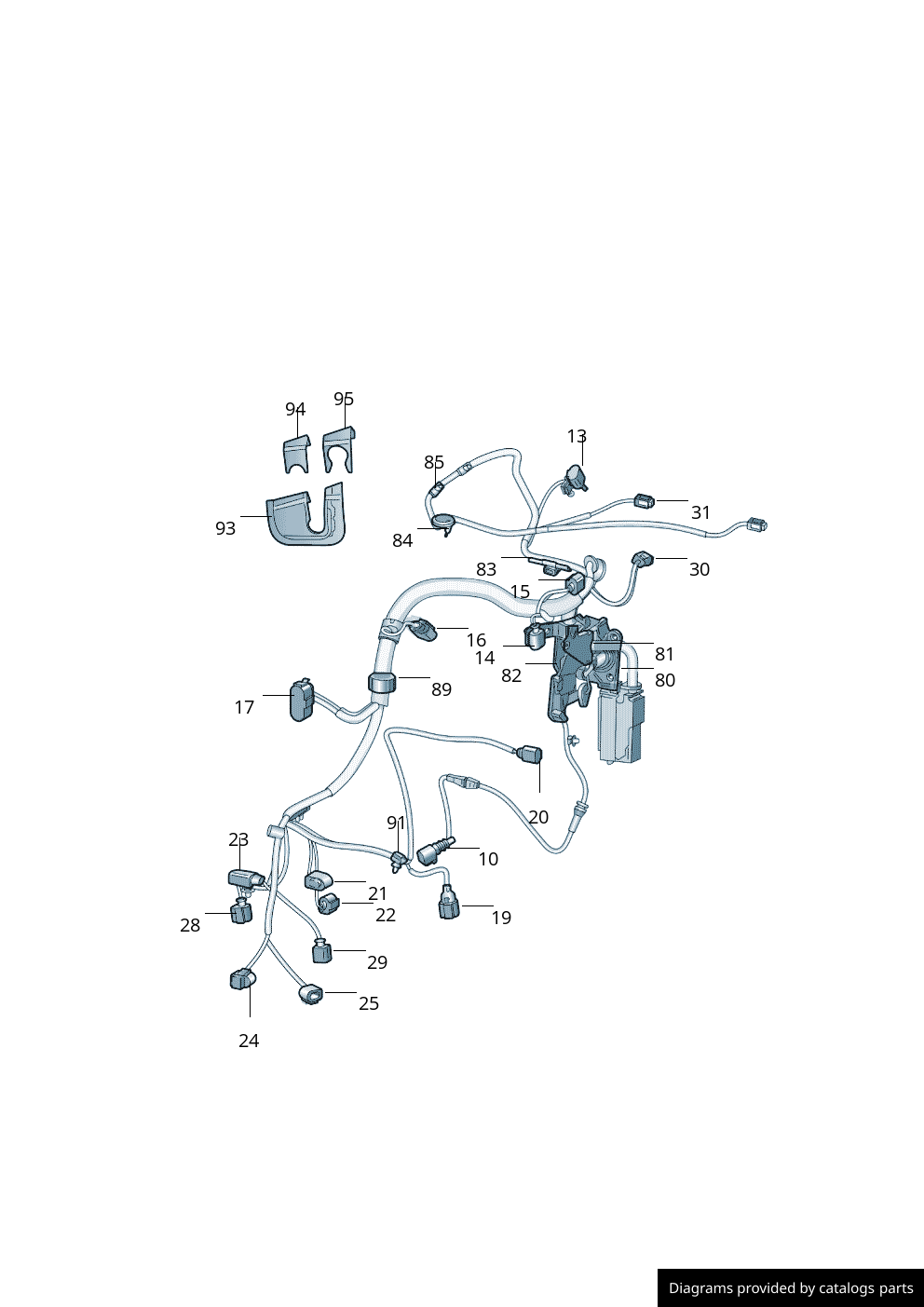 Car part diagram