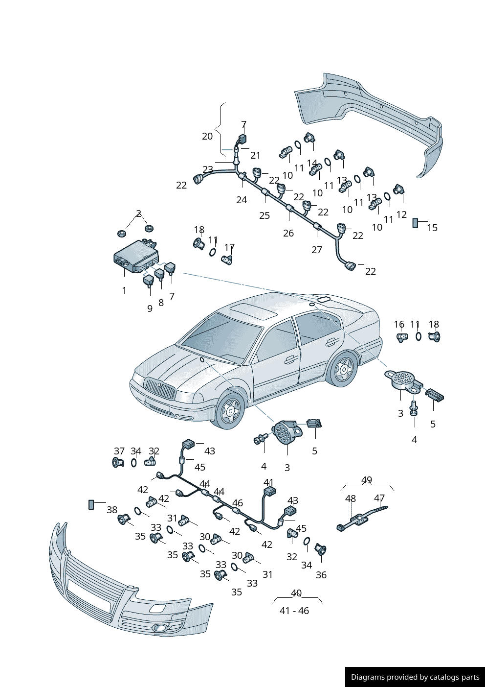 Car part diagram