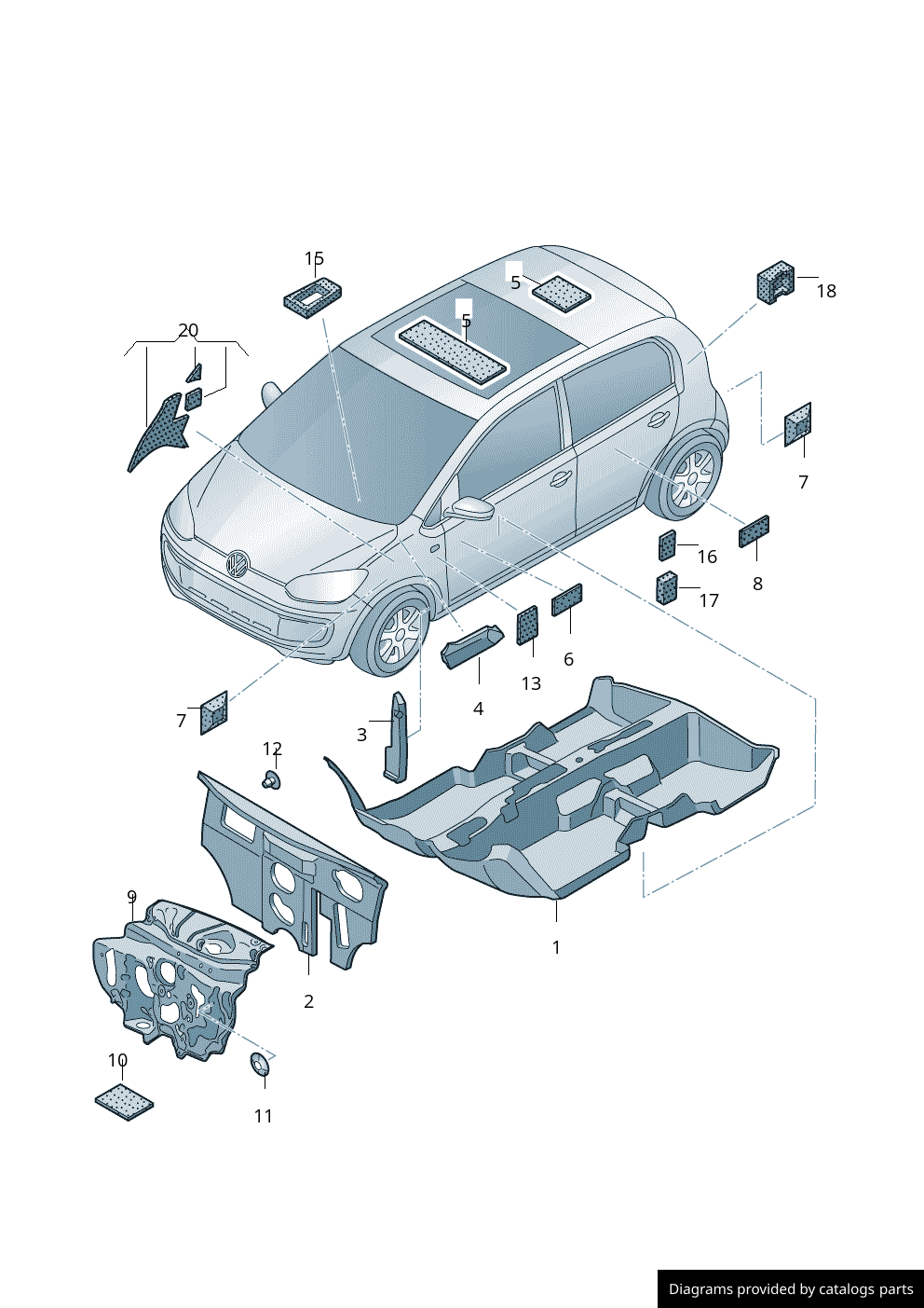 Car part diagram