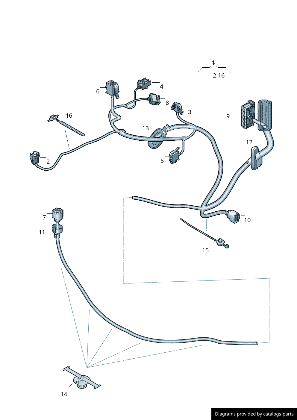 Car part diagram