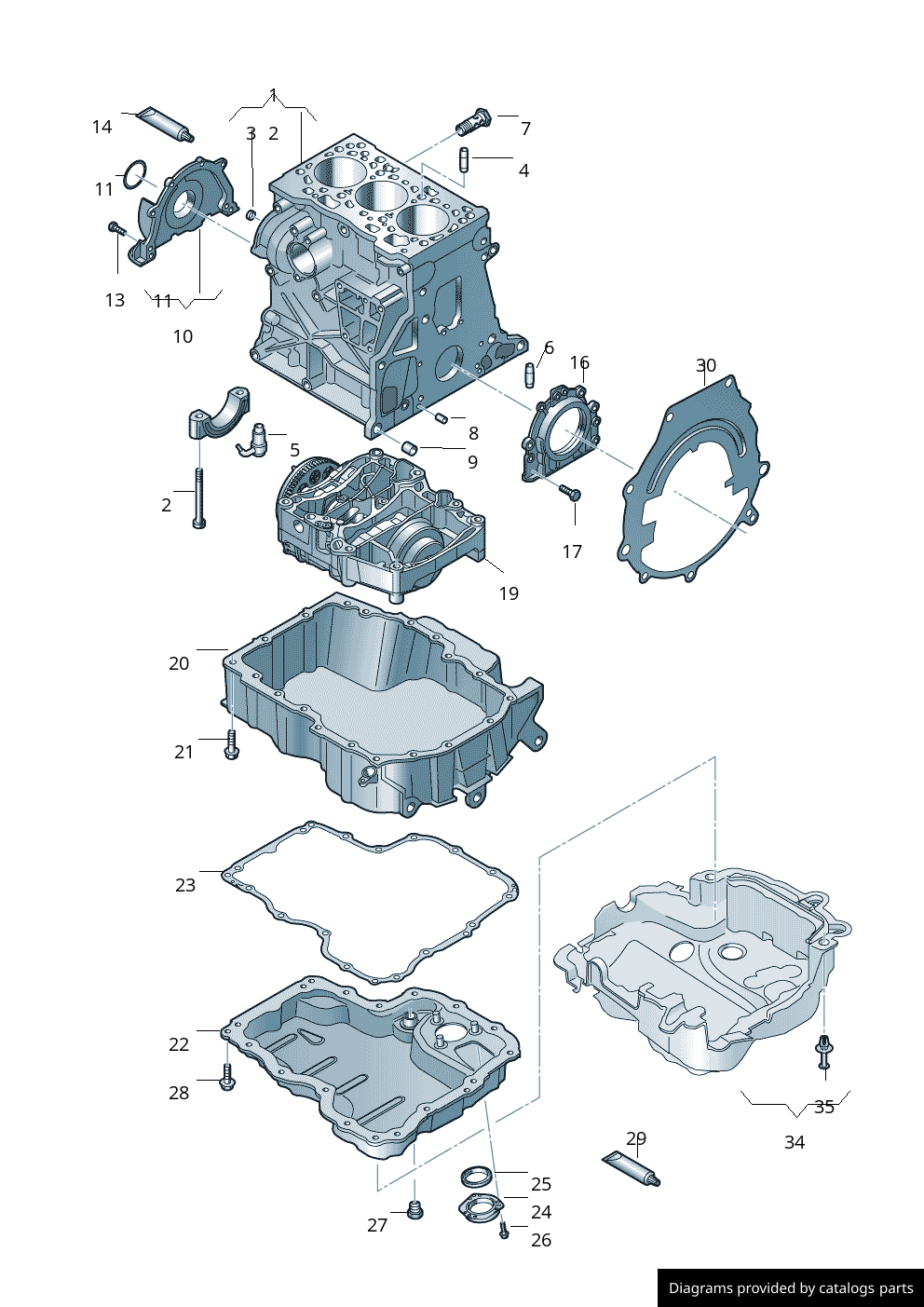 Car part diagram