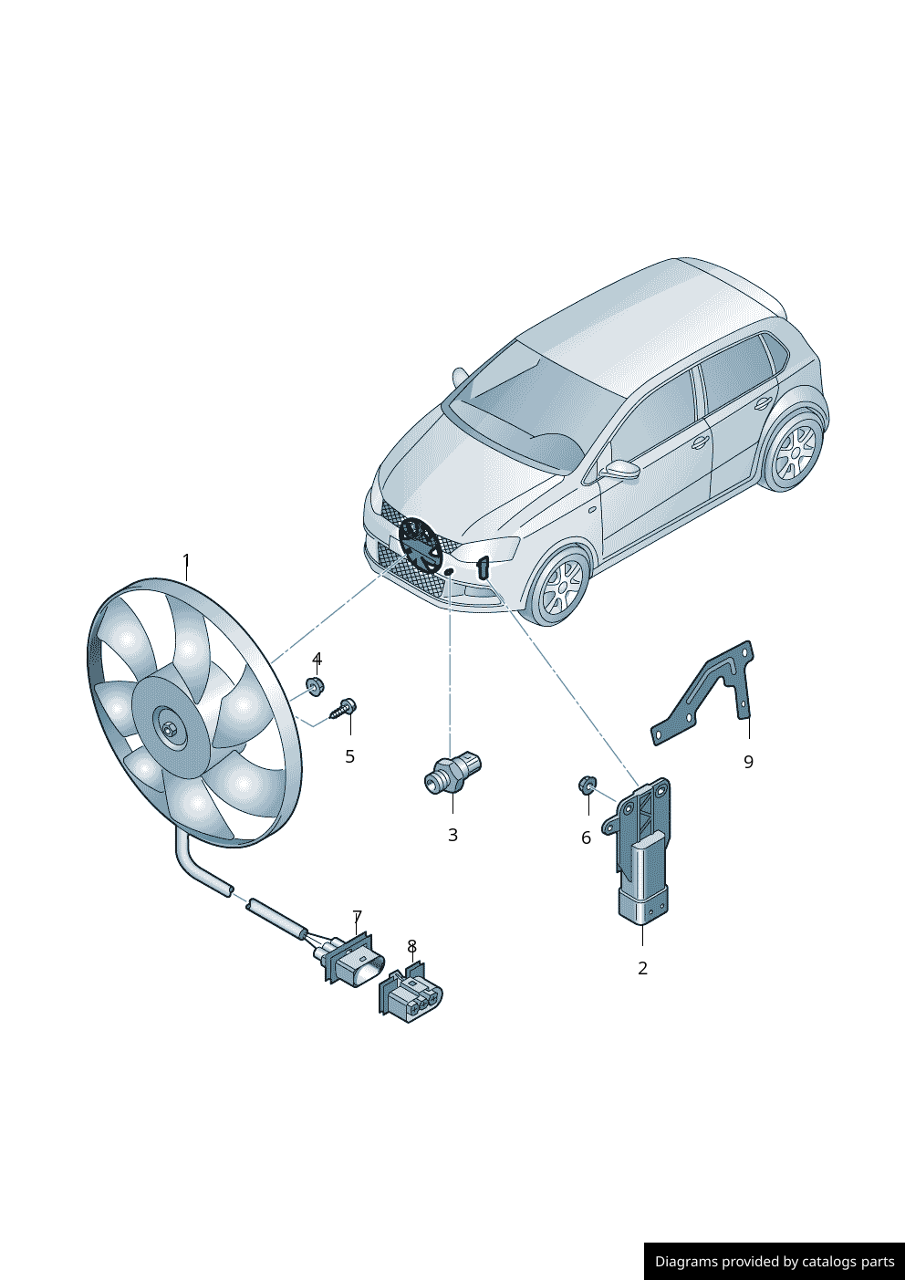 Car part diagram