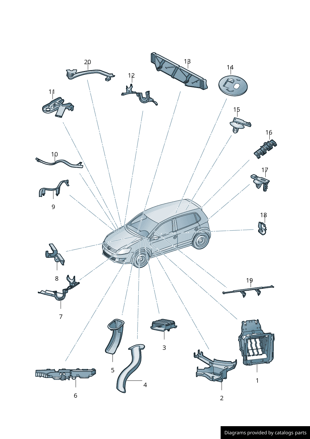 Car part diagram