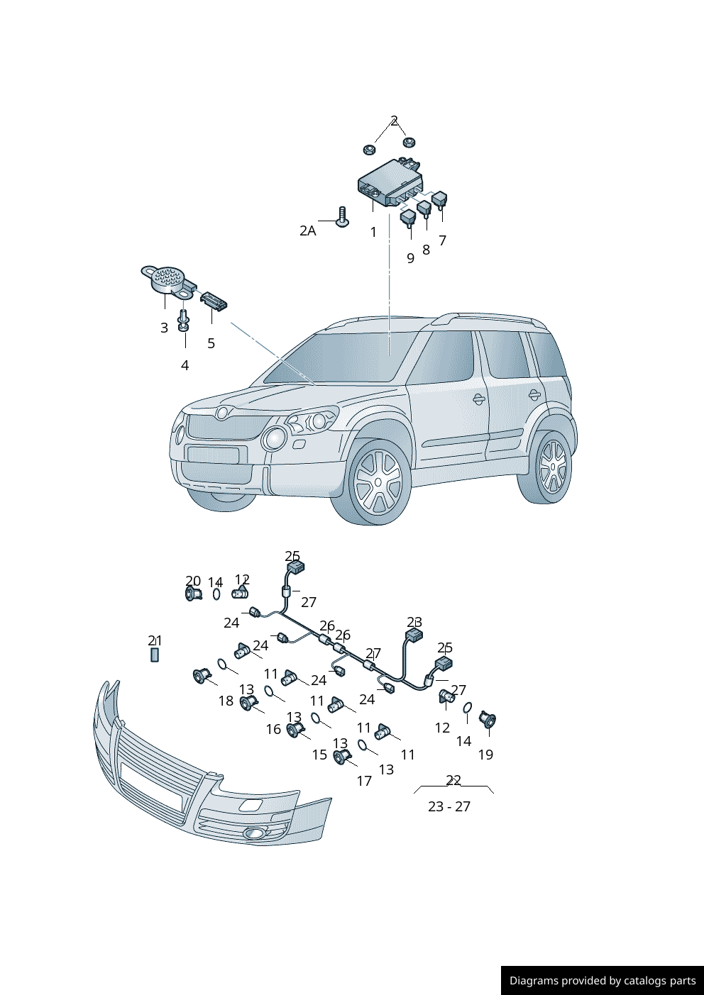 Car part diagram