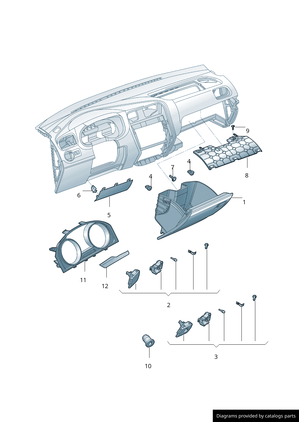 Car part diagram