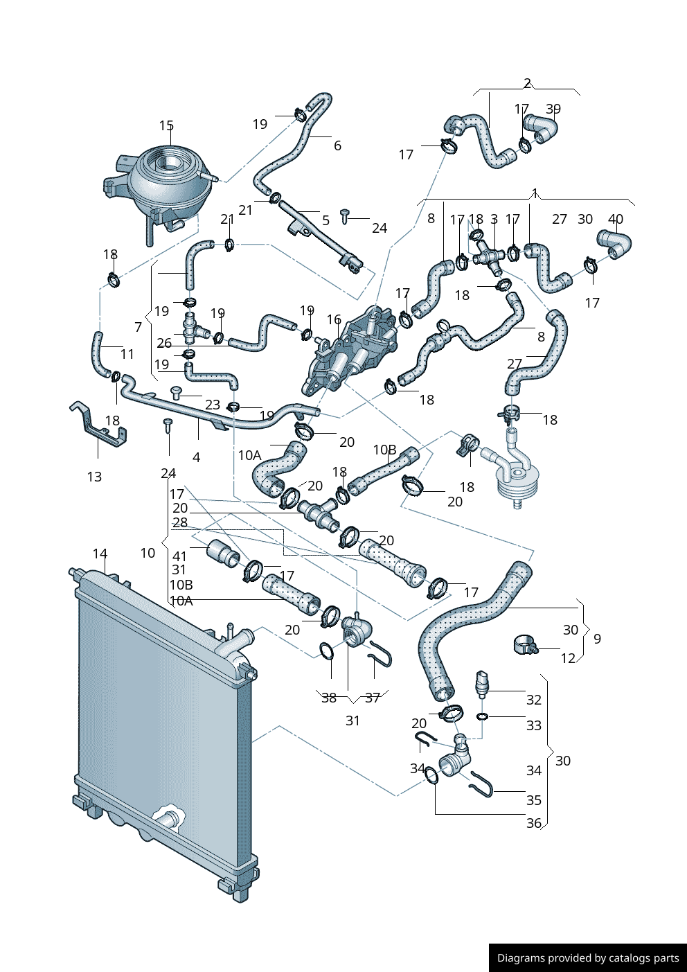 Car part diagram