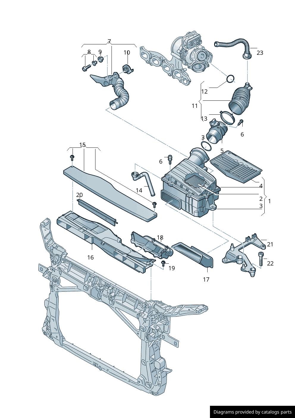 Car part diagram