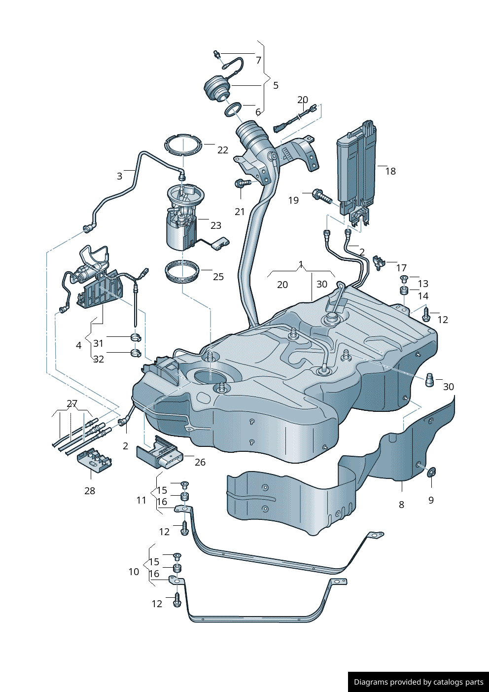 Car part diagram