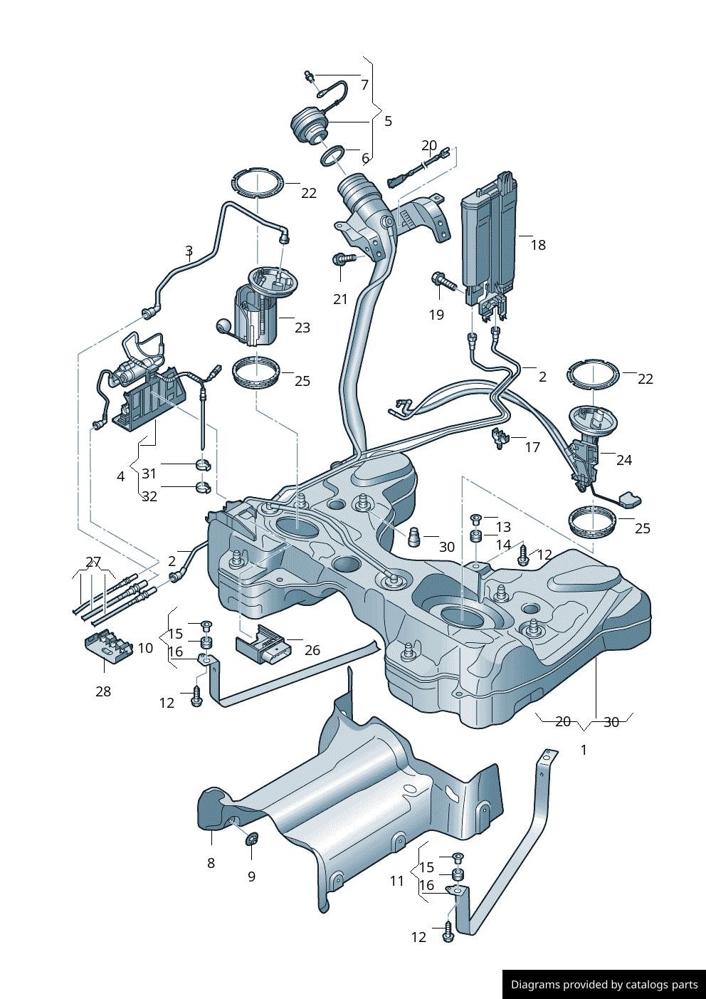 Car part diagram