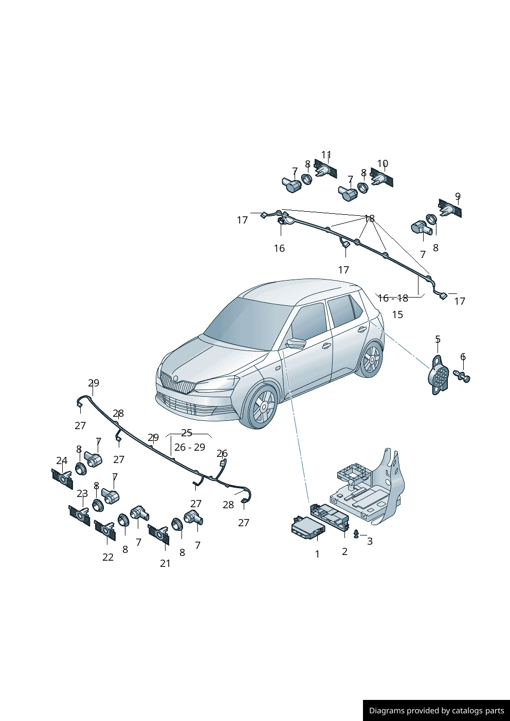 Car part diagram