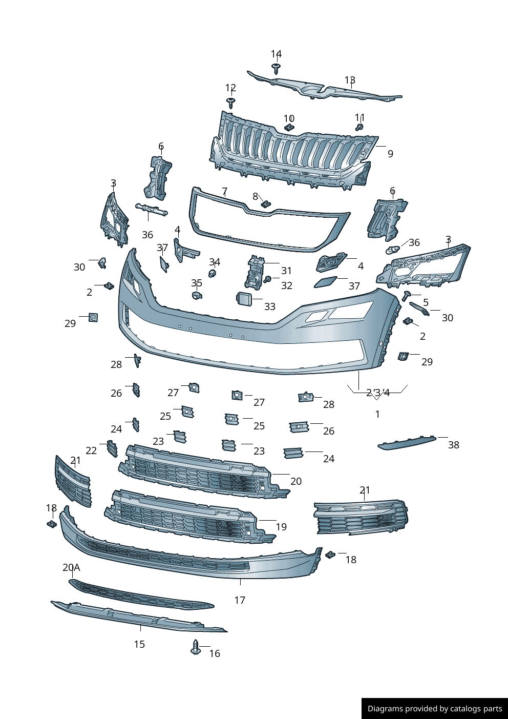 Car part diagram