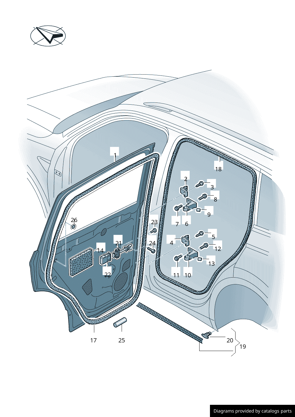 Car part diagram