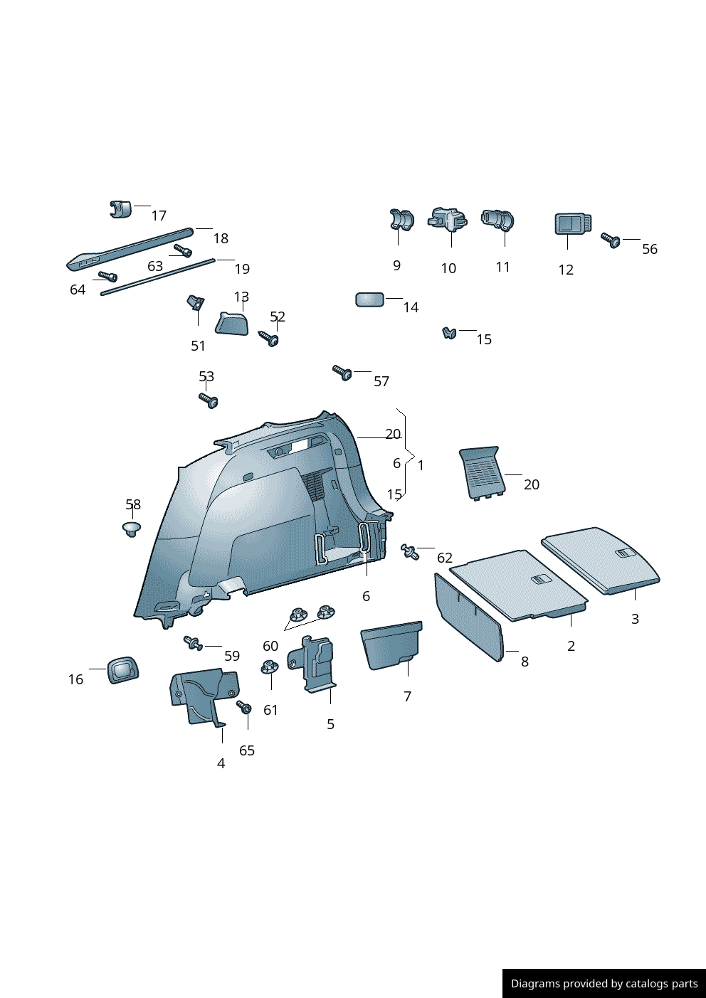Car part diagram