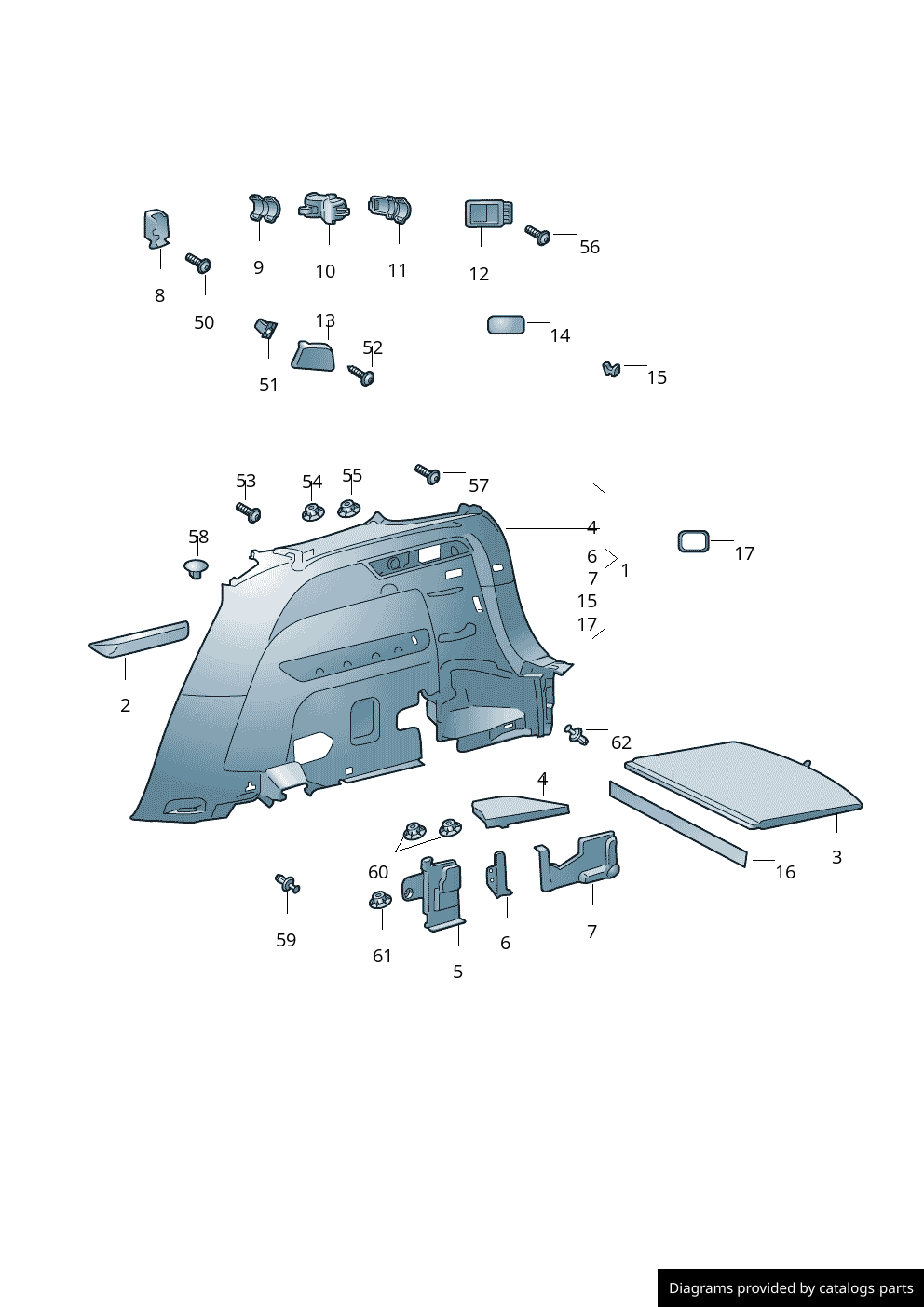 Car part diagram