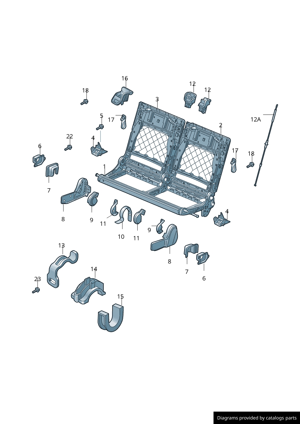 Car part diagram