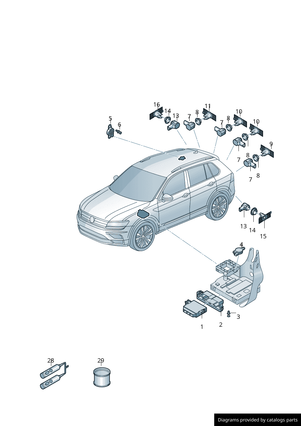 Car part diagram