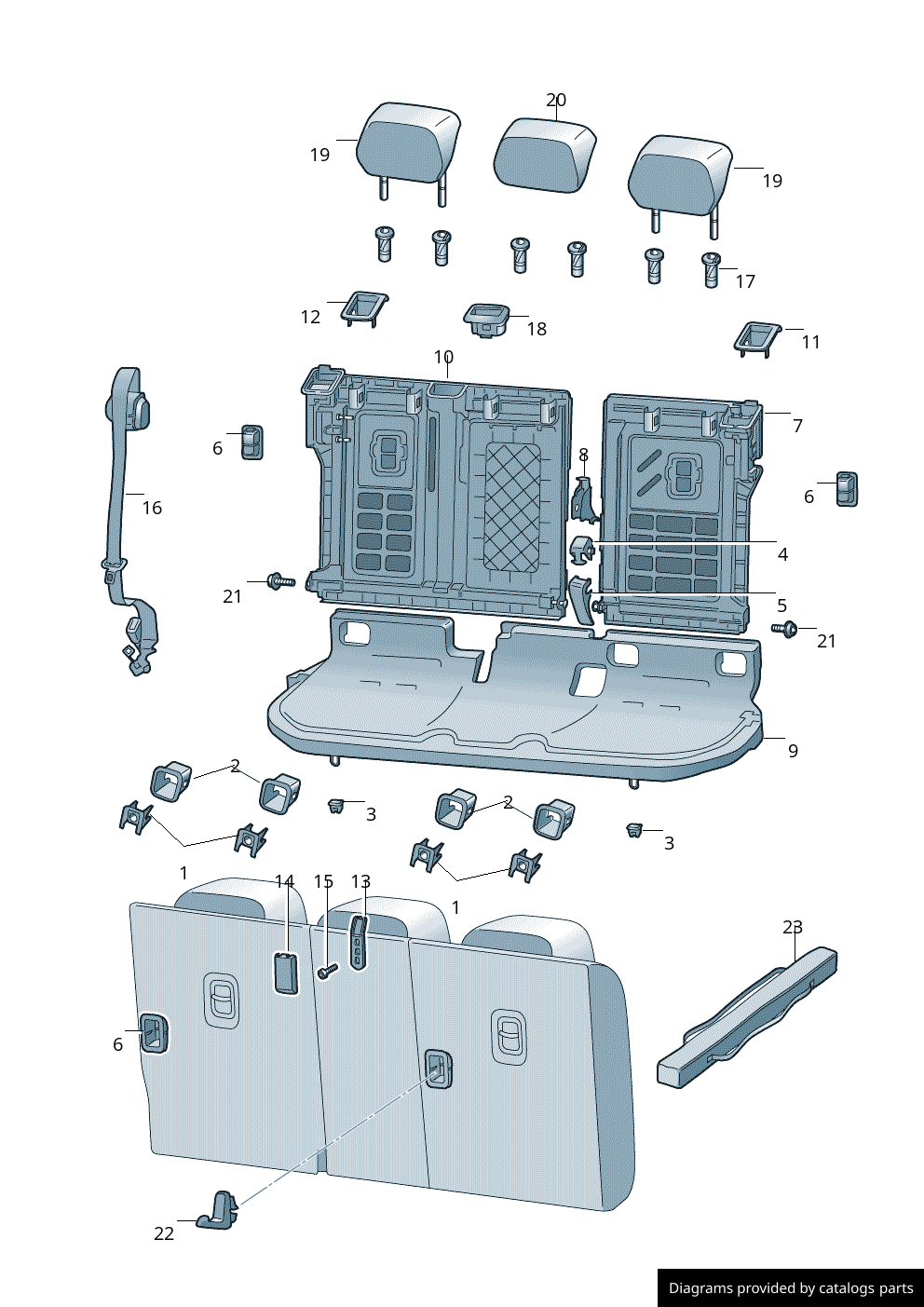 Car part diagram