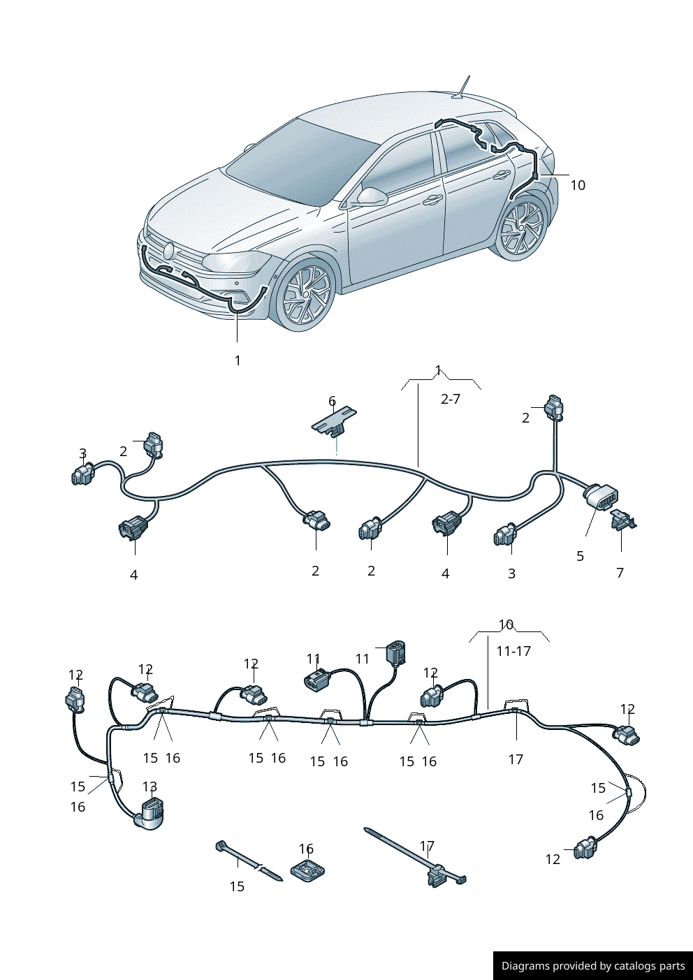 Car part diagram