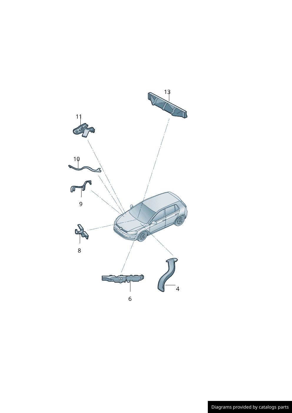Car part diagram