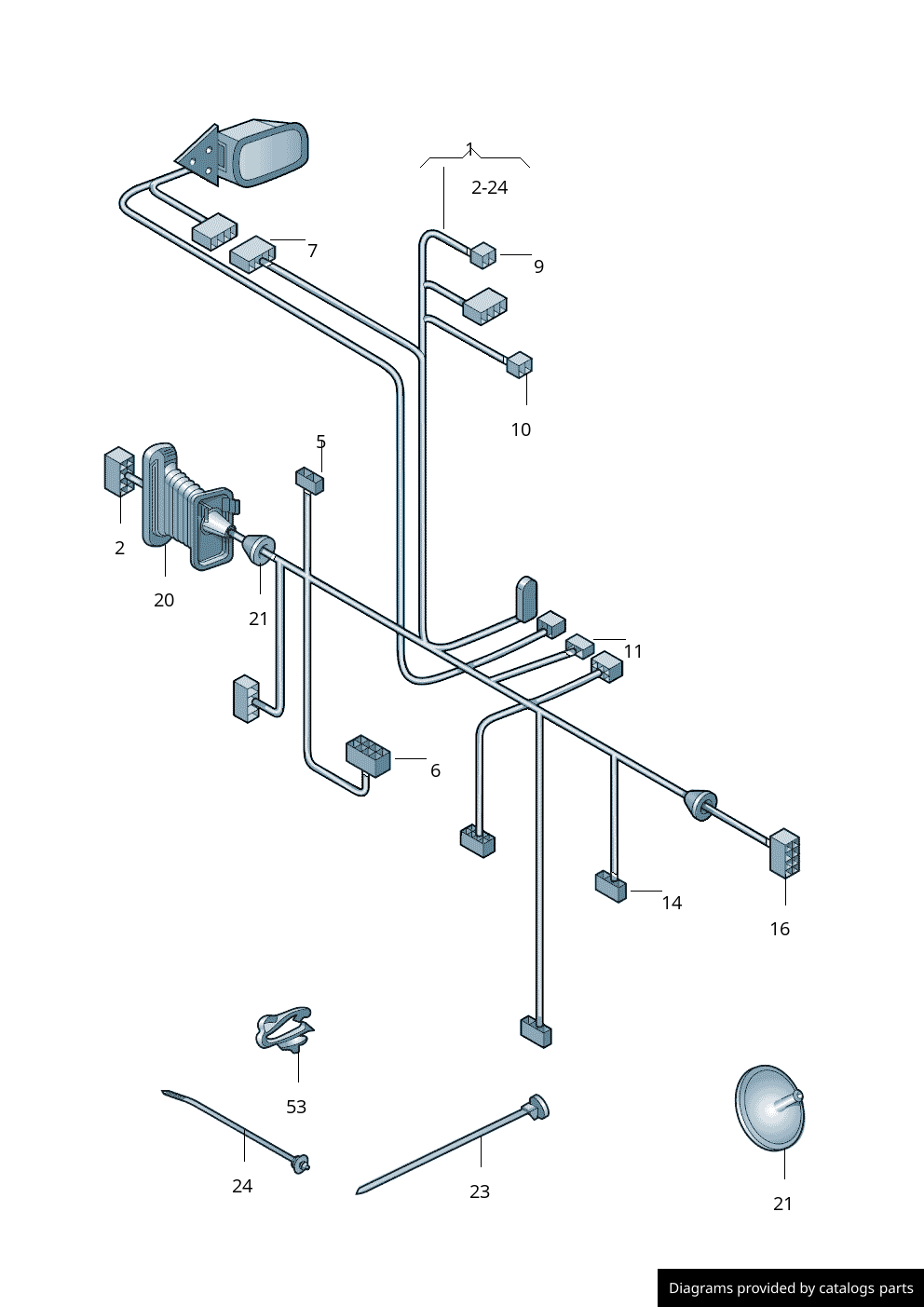 Car part diagram