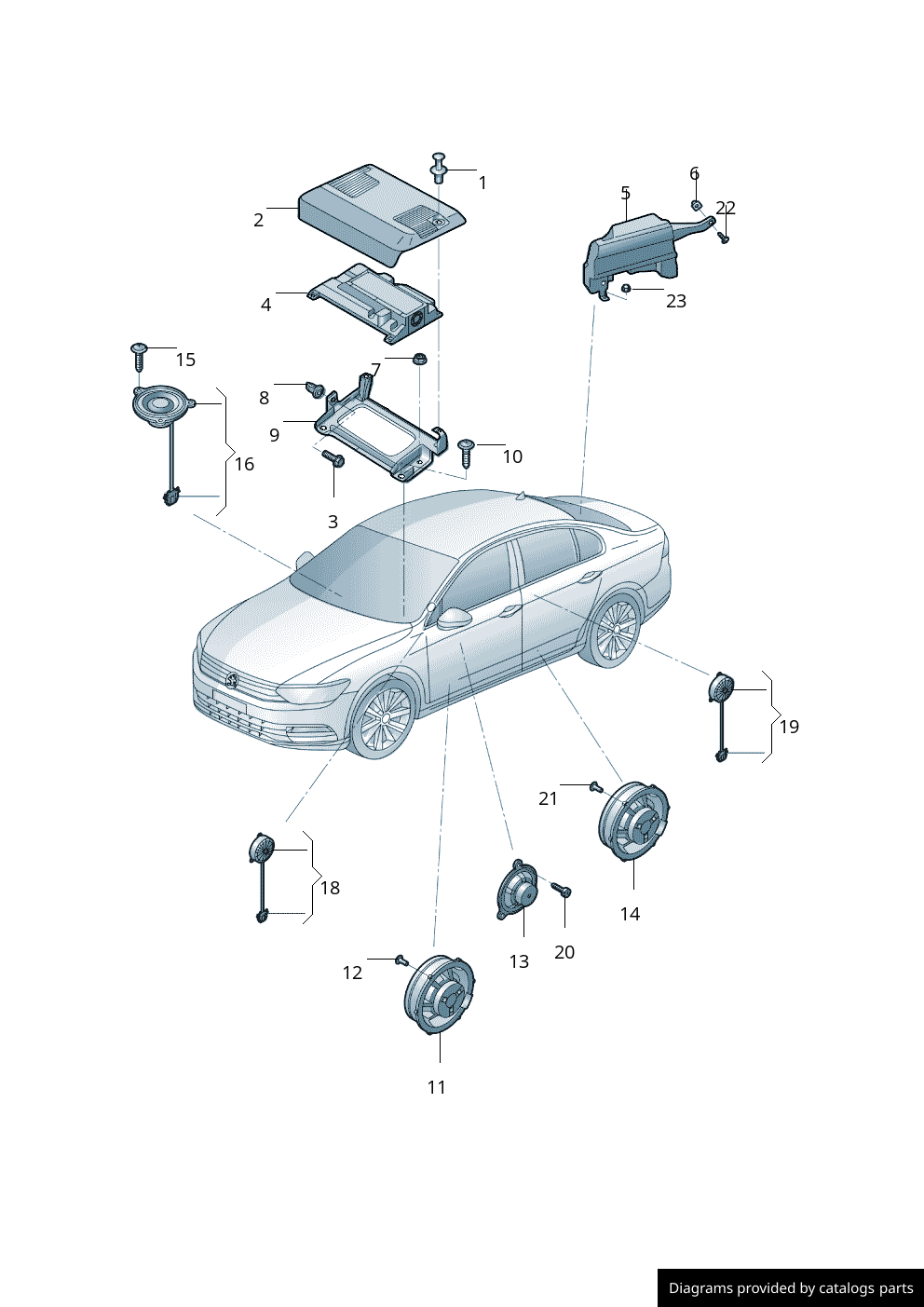 Car part diagram