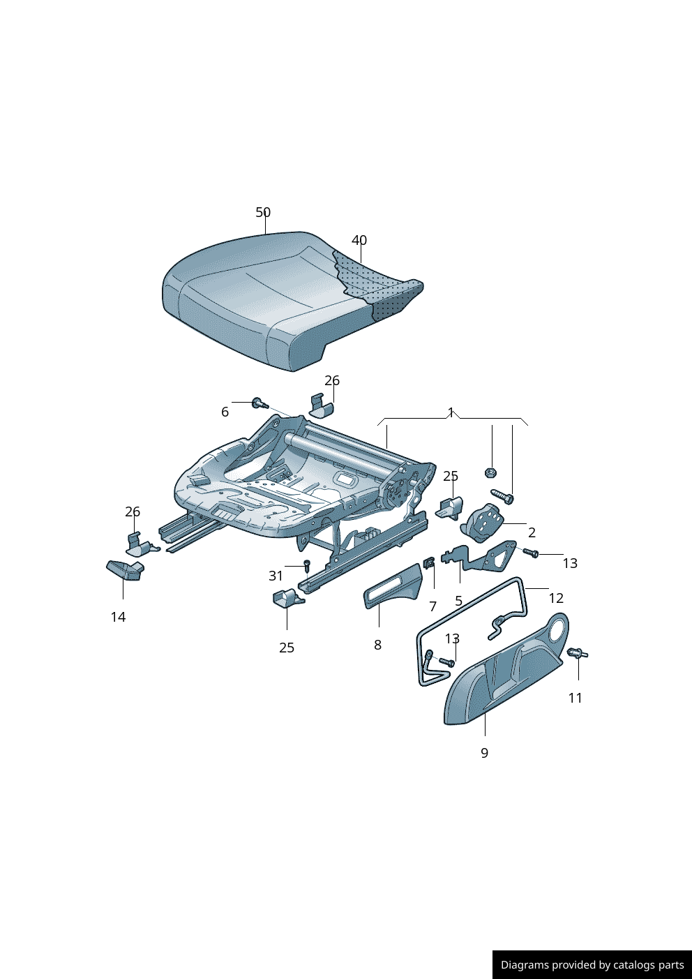Car part diagram