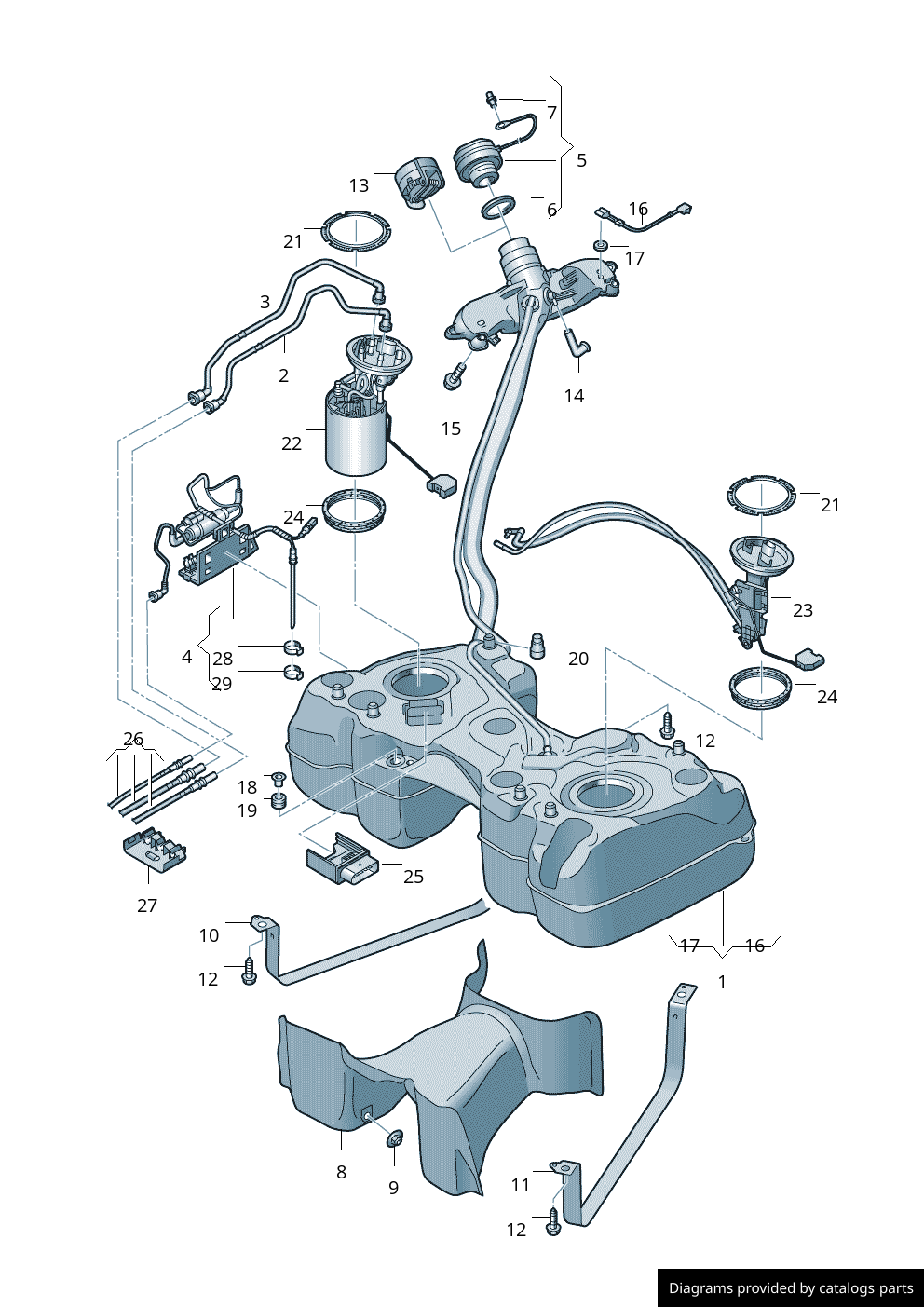 Car part diagram