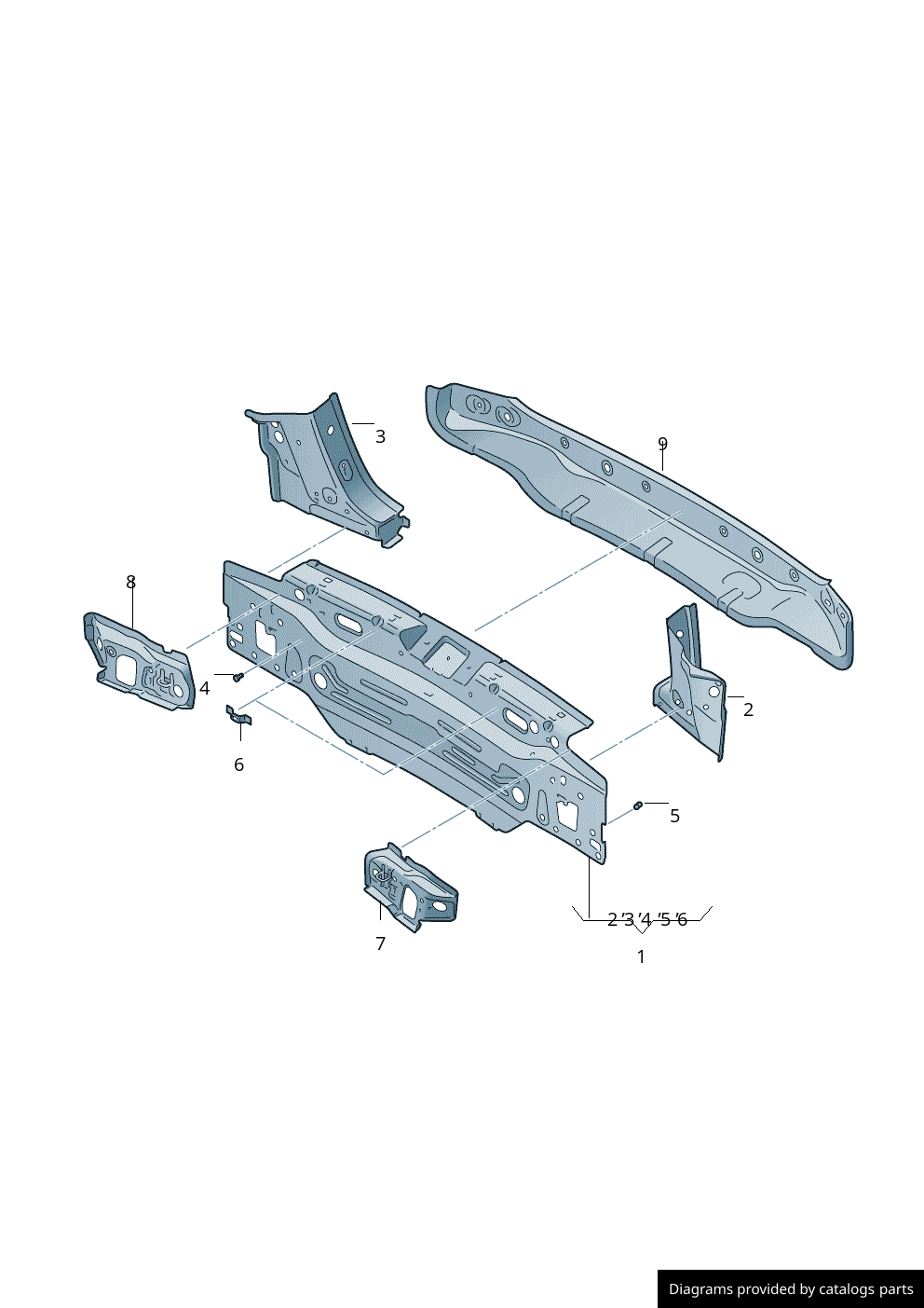 Car part diagram