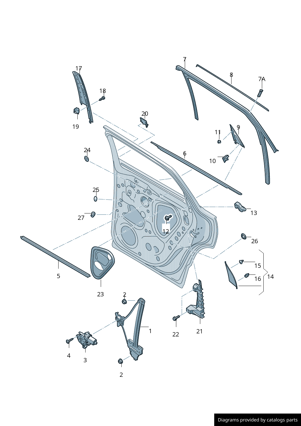 Car part diagram