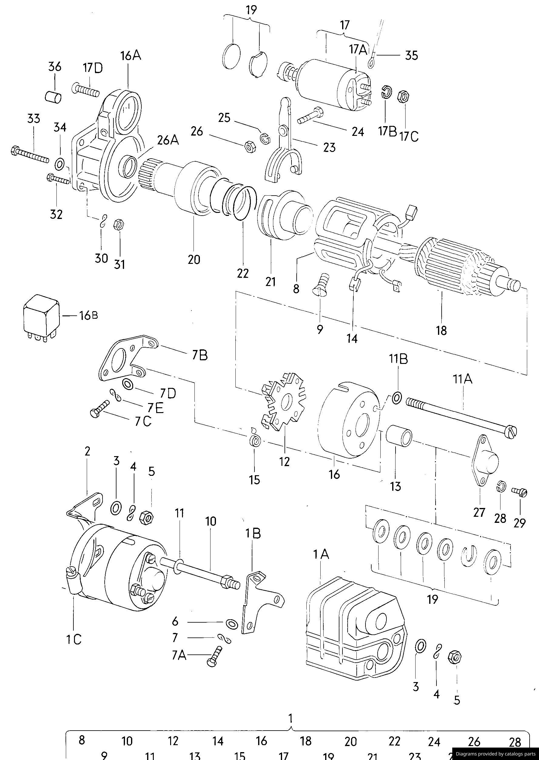 Car part diagram