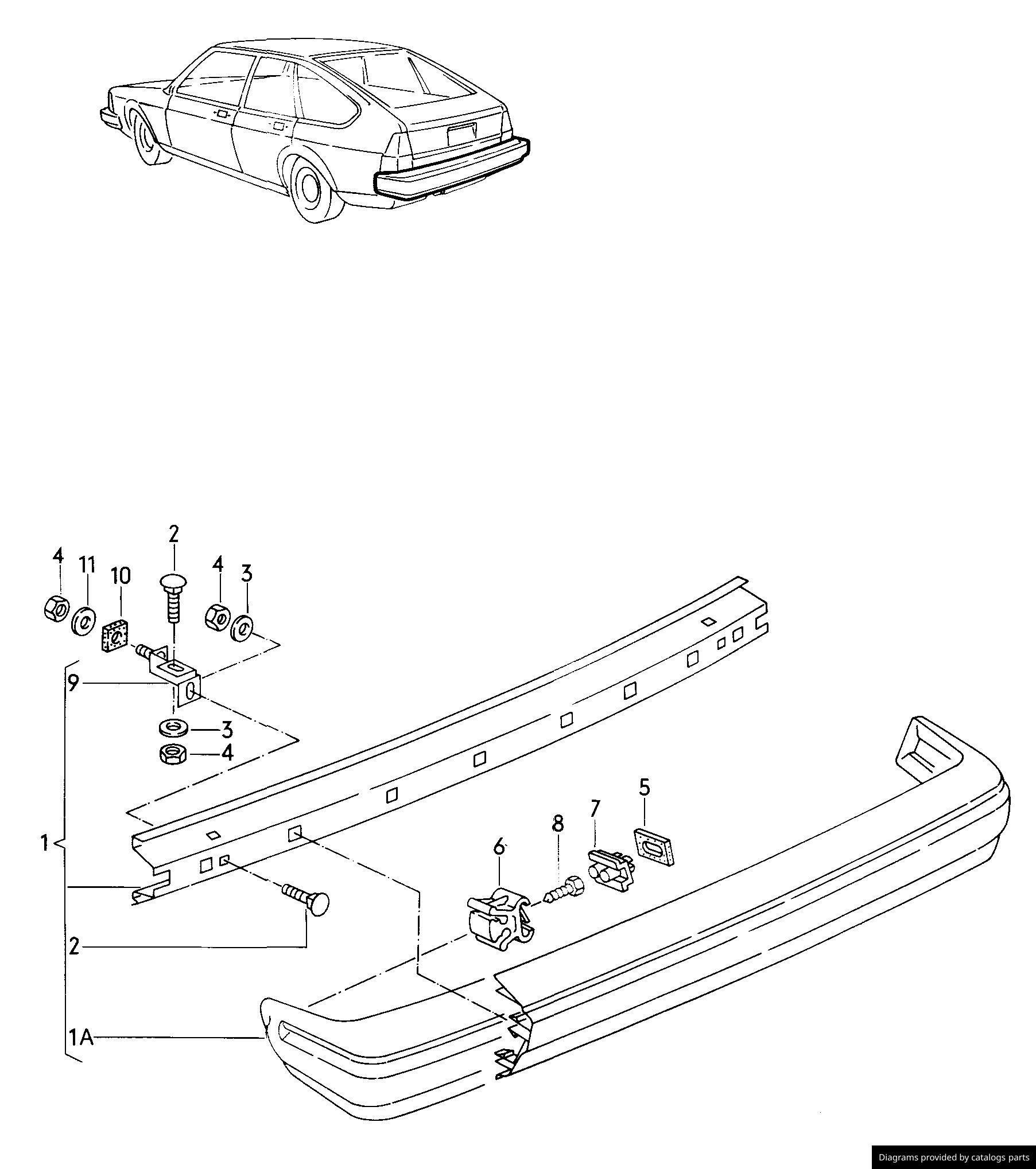 Car part diagram