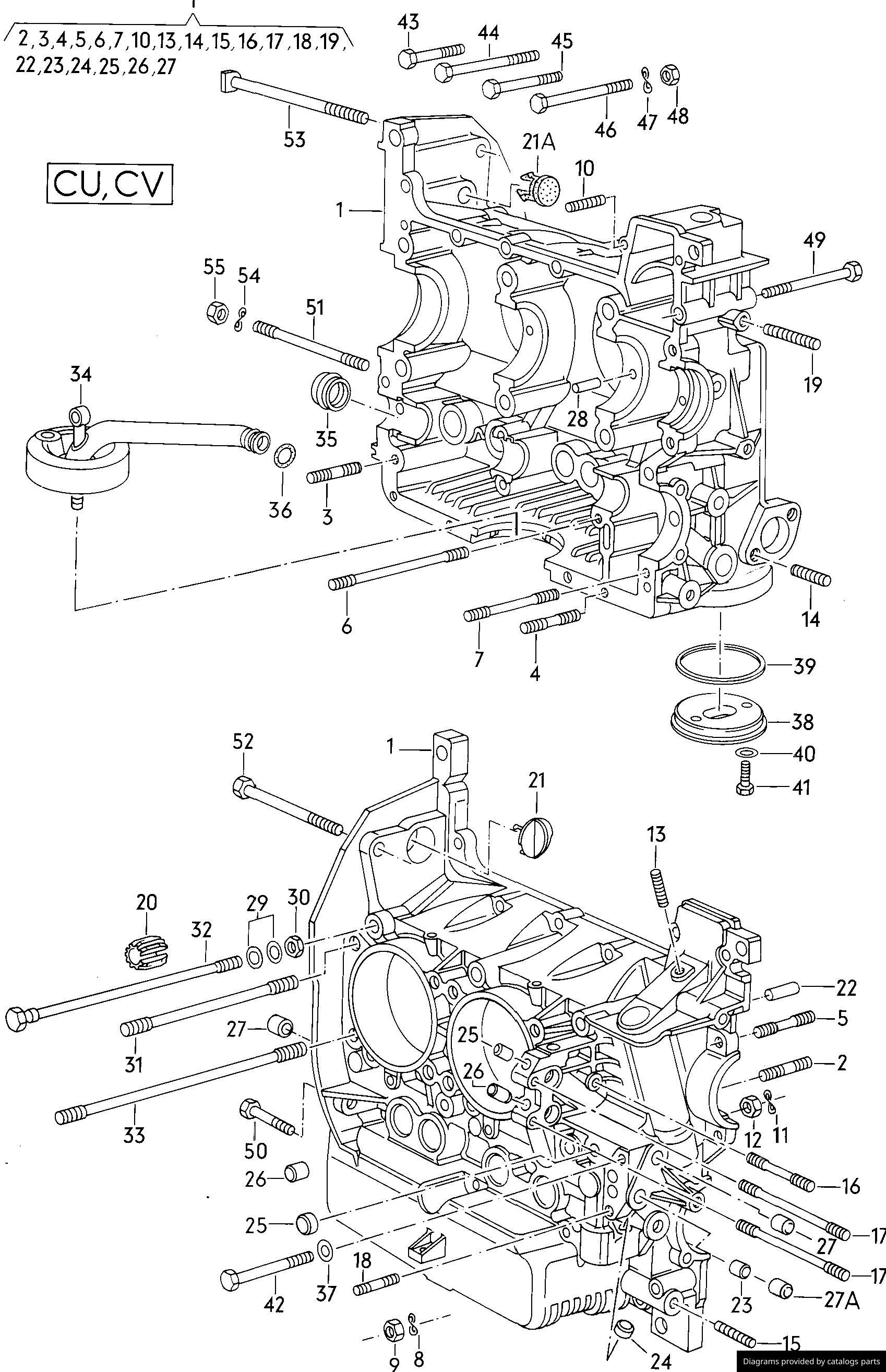 Car part diagram