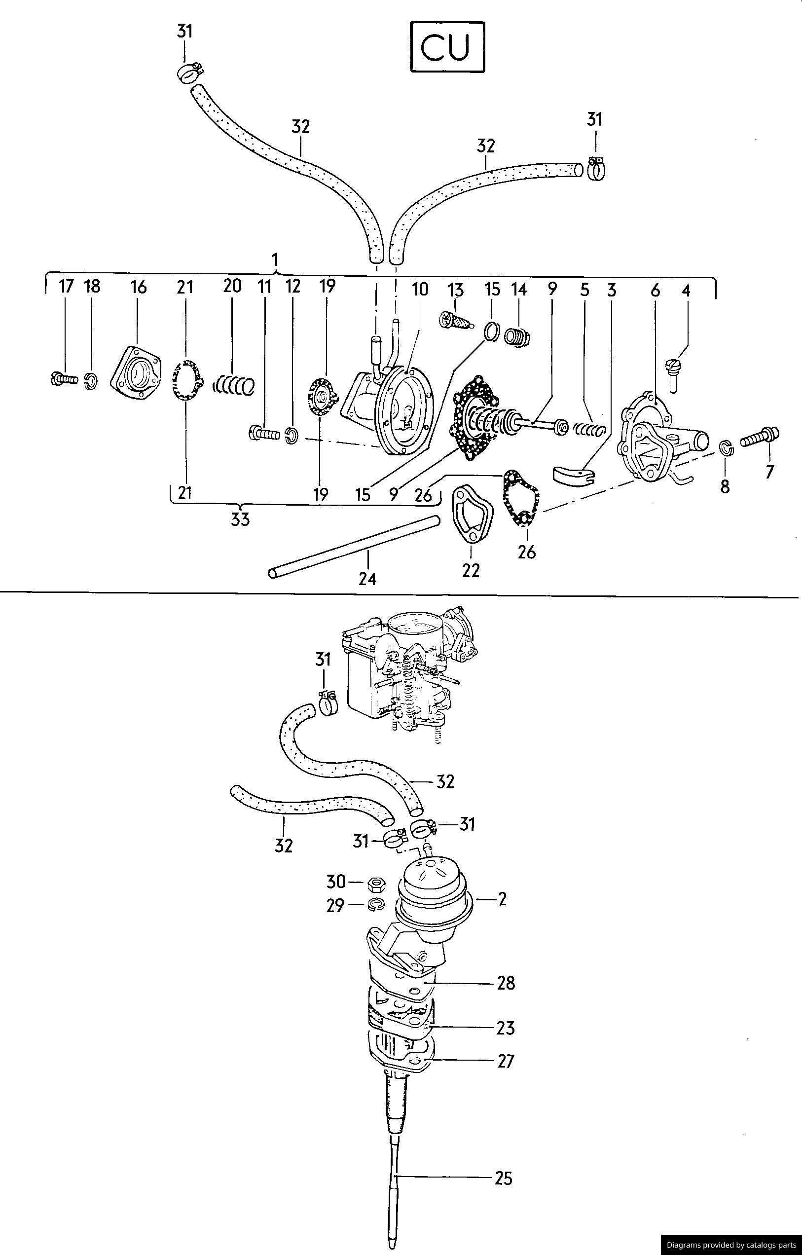 Car part diagram