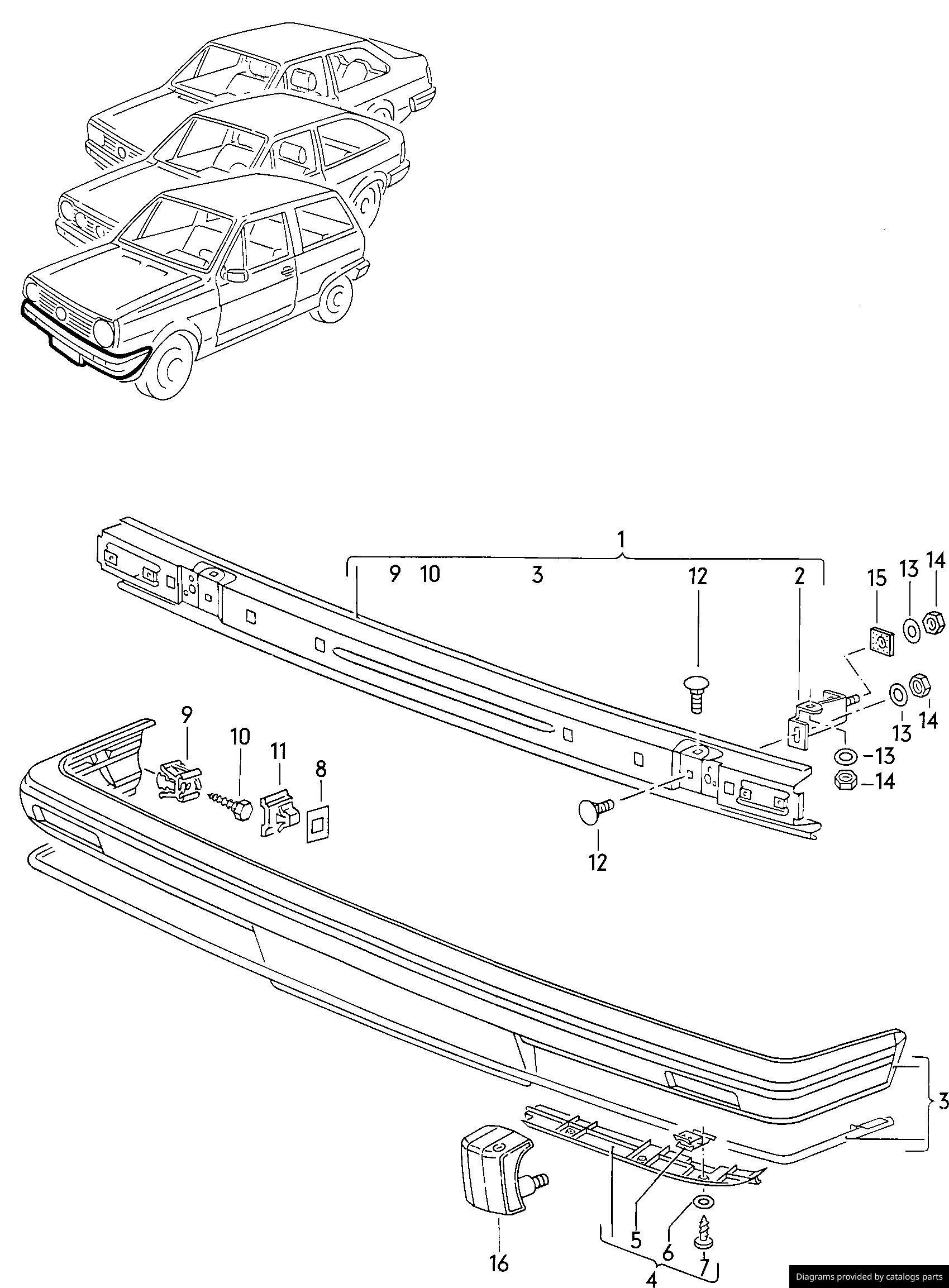 Car part diagram