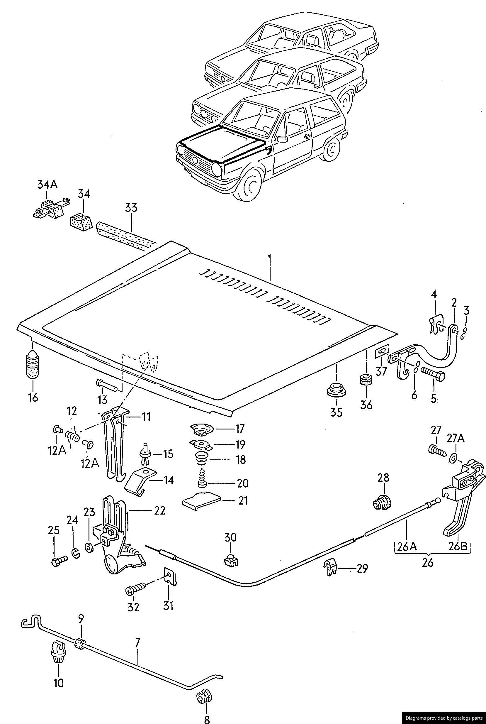 Car part diagram