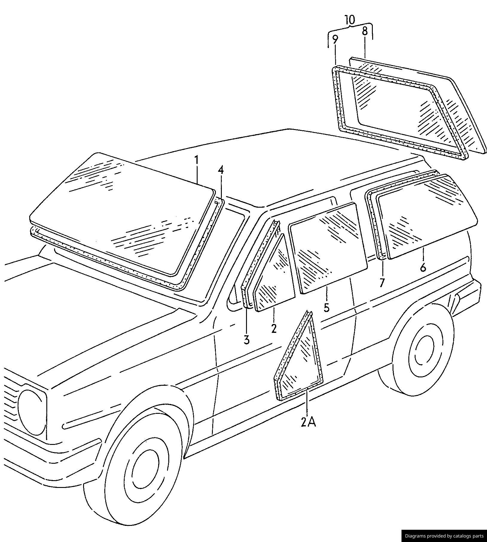 Car part diagram