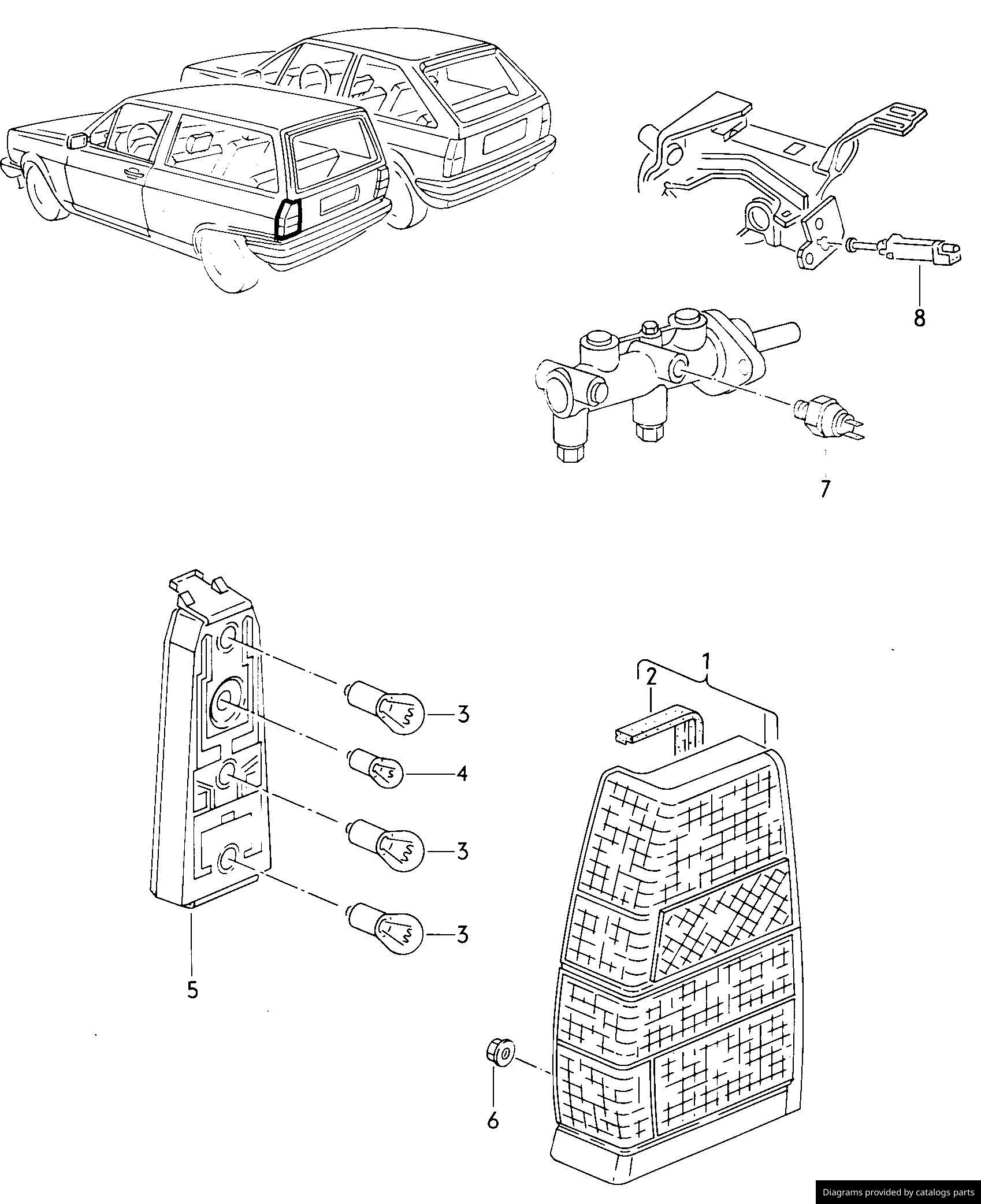 Car part diagram