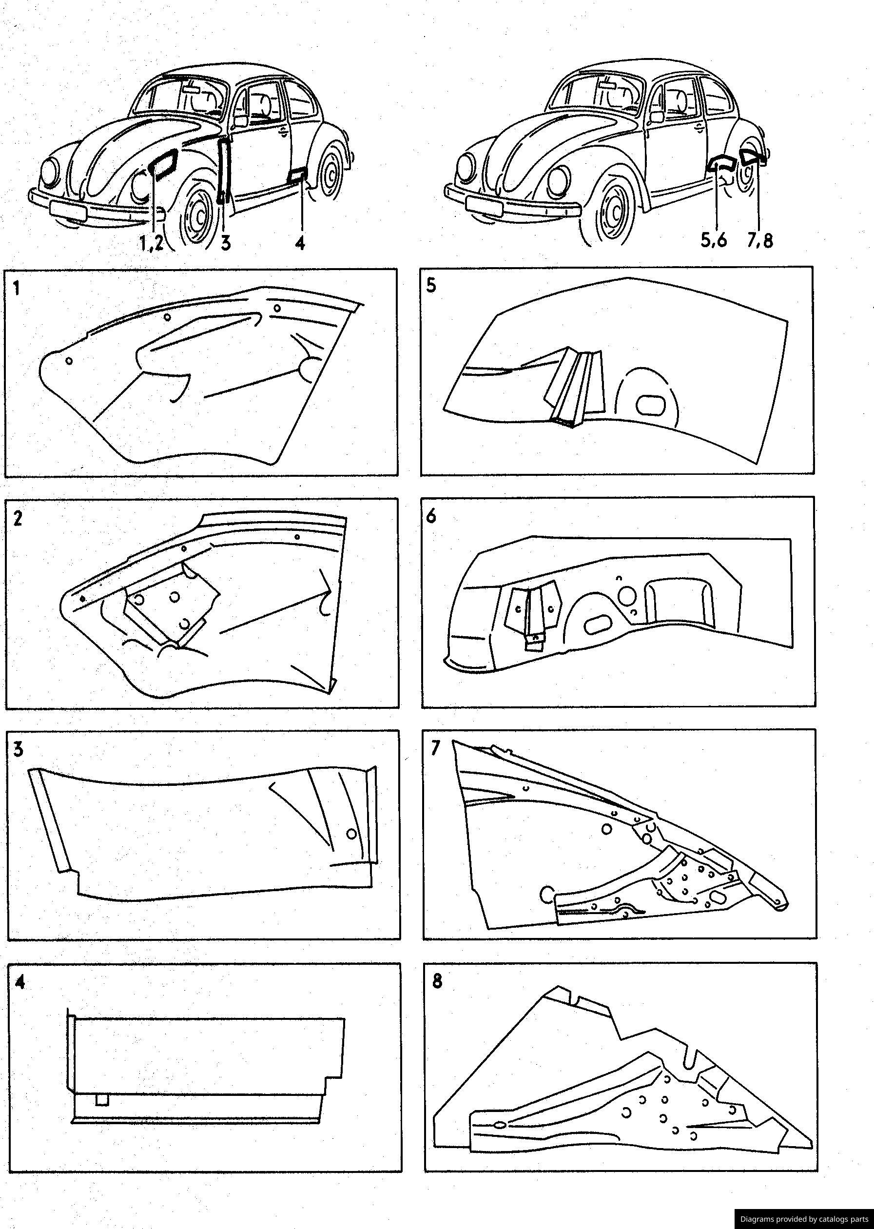 Car part diagram