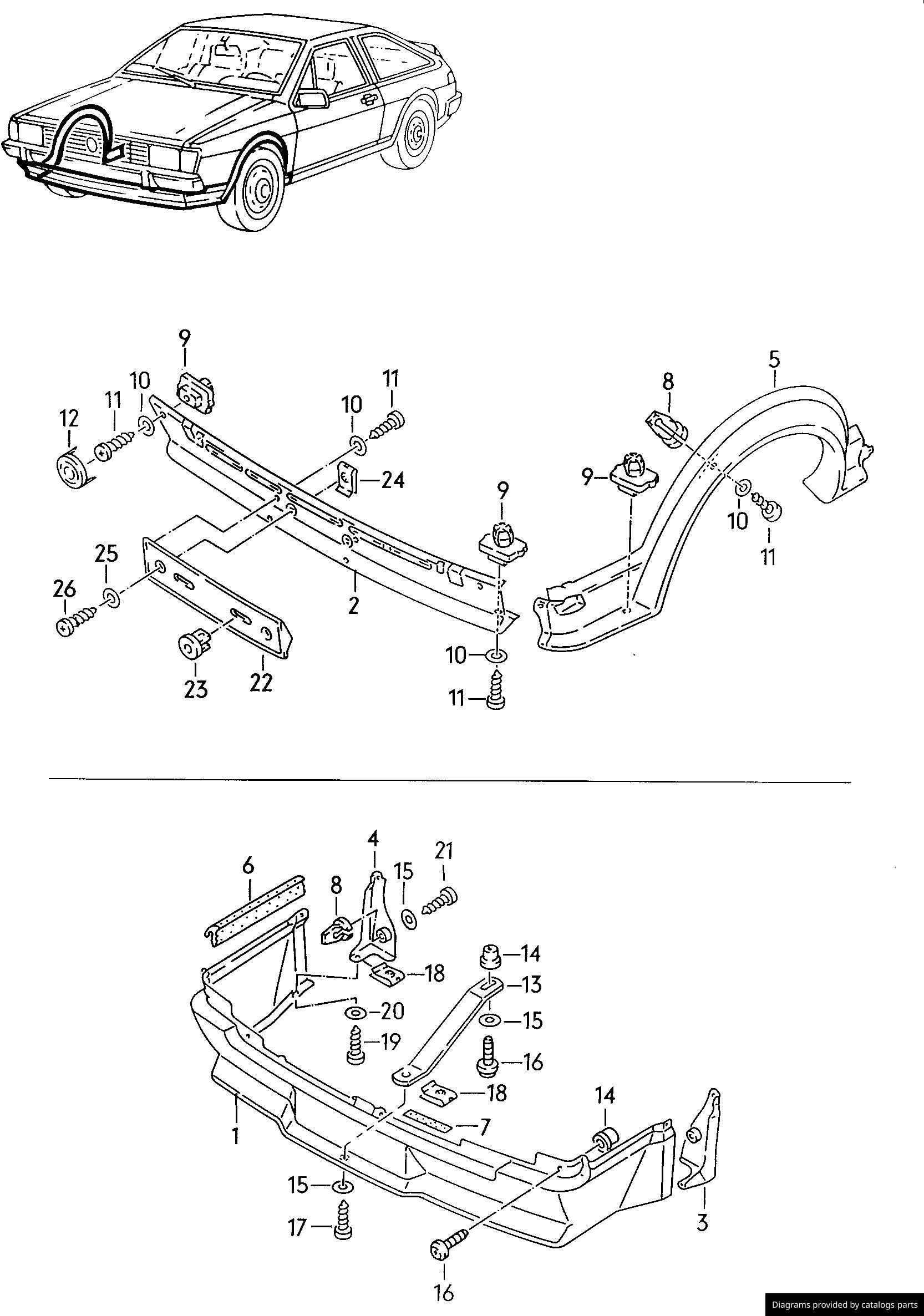 Car part diagram