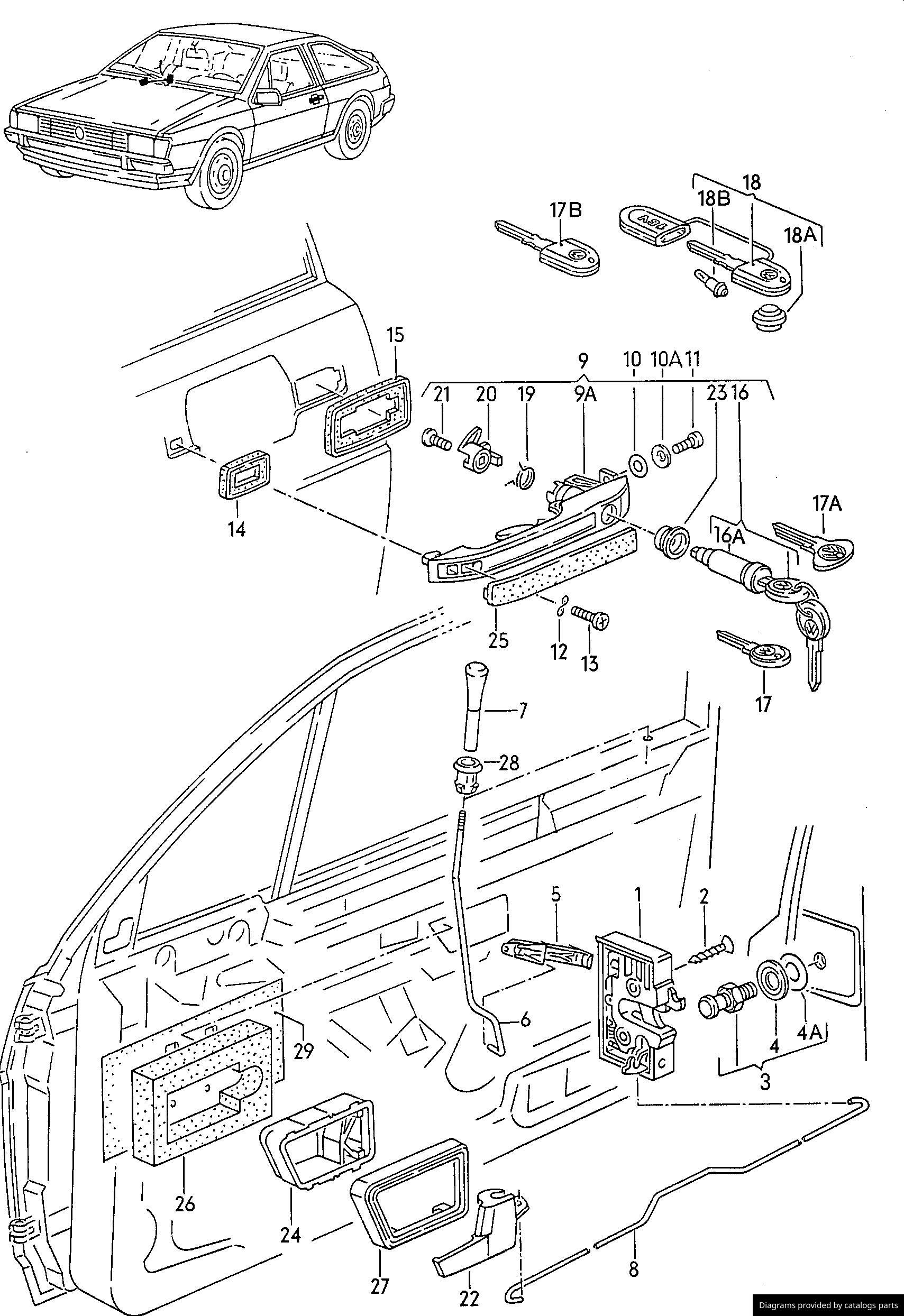 Car part diagram
