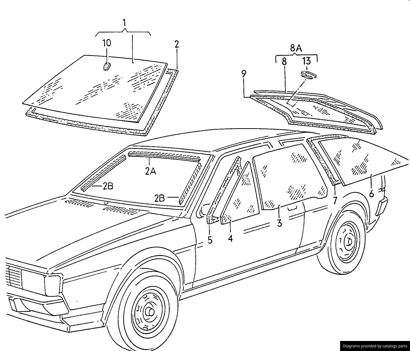 Car part diagram