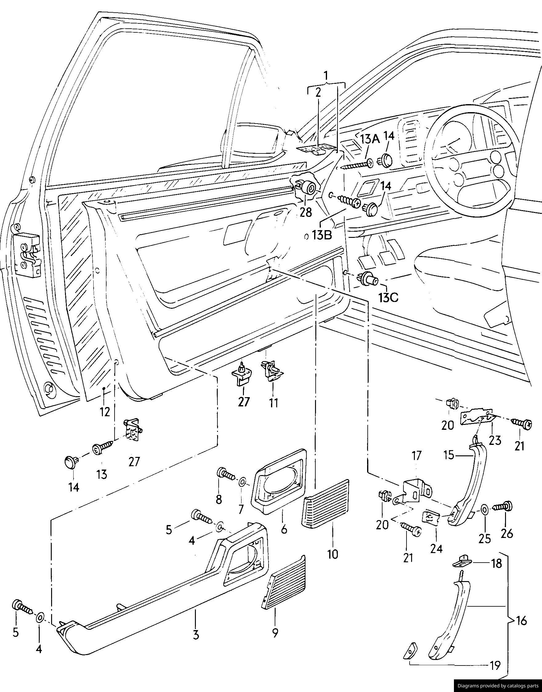 Car part diagram