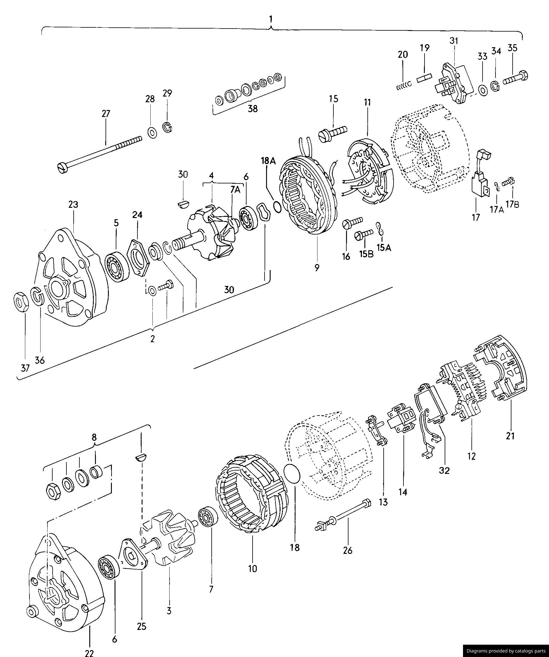Car part diagram